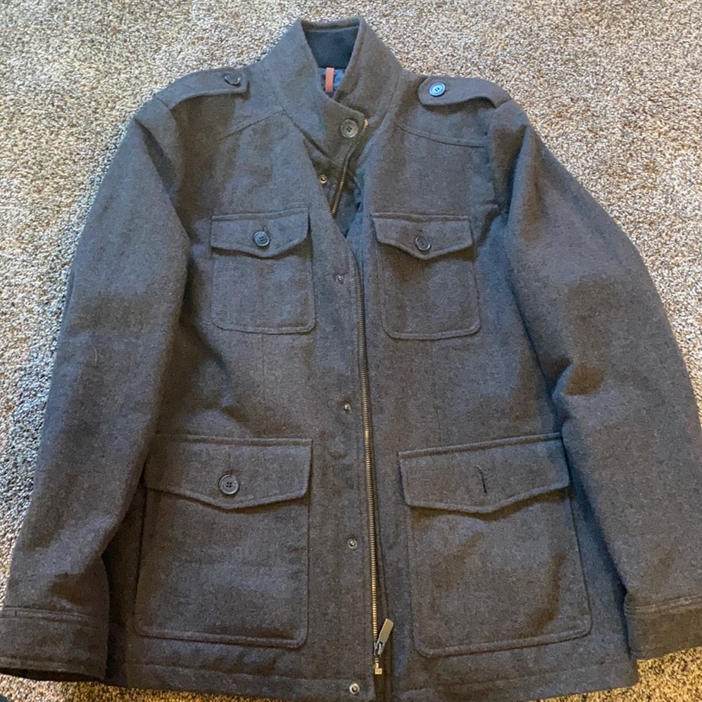 Wool men’s winter coat